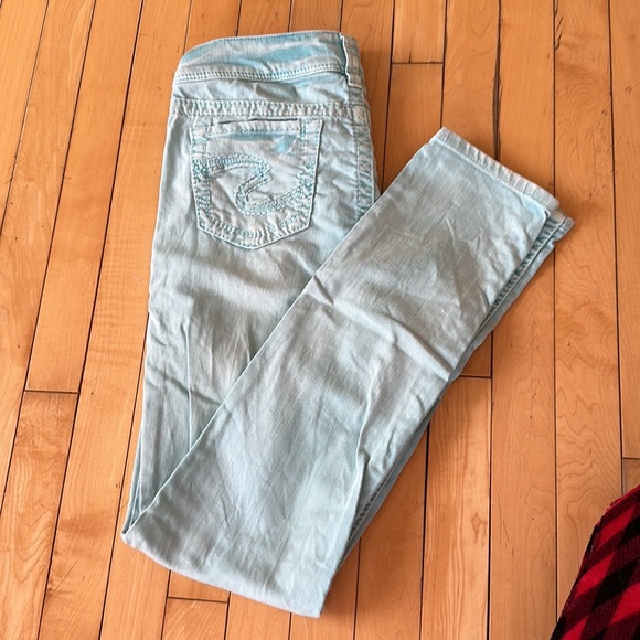 Aqua Silver  Skinny Jeans - Picture 2 of 2